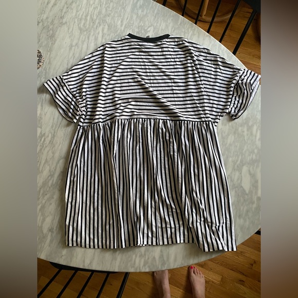 ASOS DESIGN Tall Oversized Smock T-Shirt Dress - Picture 5 of 6